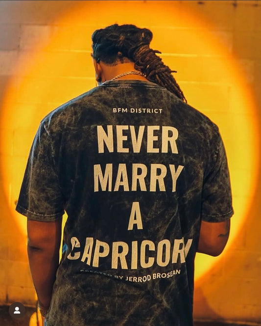 Black Stone Wash T-Shirt "NMAC"